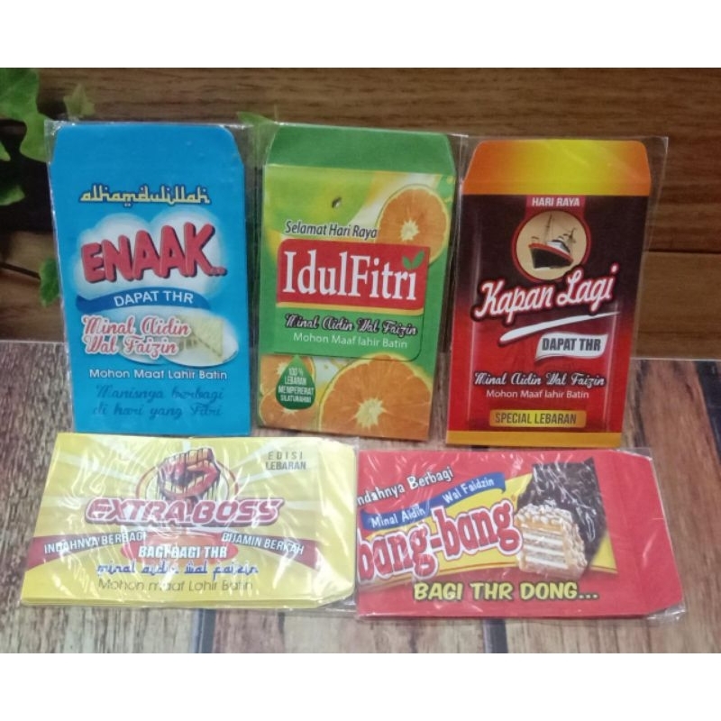 

Amplop THR atau Amplop Lebaran ukuran M