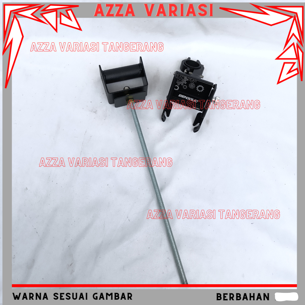 PAKET HOLDER GPS HP NINJA GSX CBR ZX25R PHONE HOLDER BG ALUMUNIUM STANG MOTOR BRAKET BRACKET BREKET 