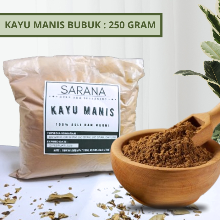 

Kayu Manis Bubuk Organik Premium Asli 250 Gram