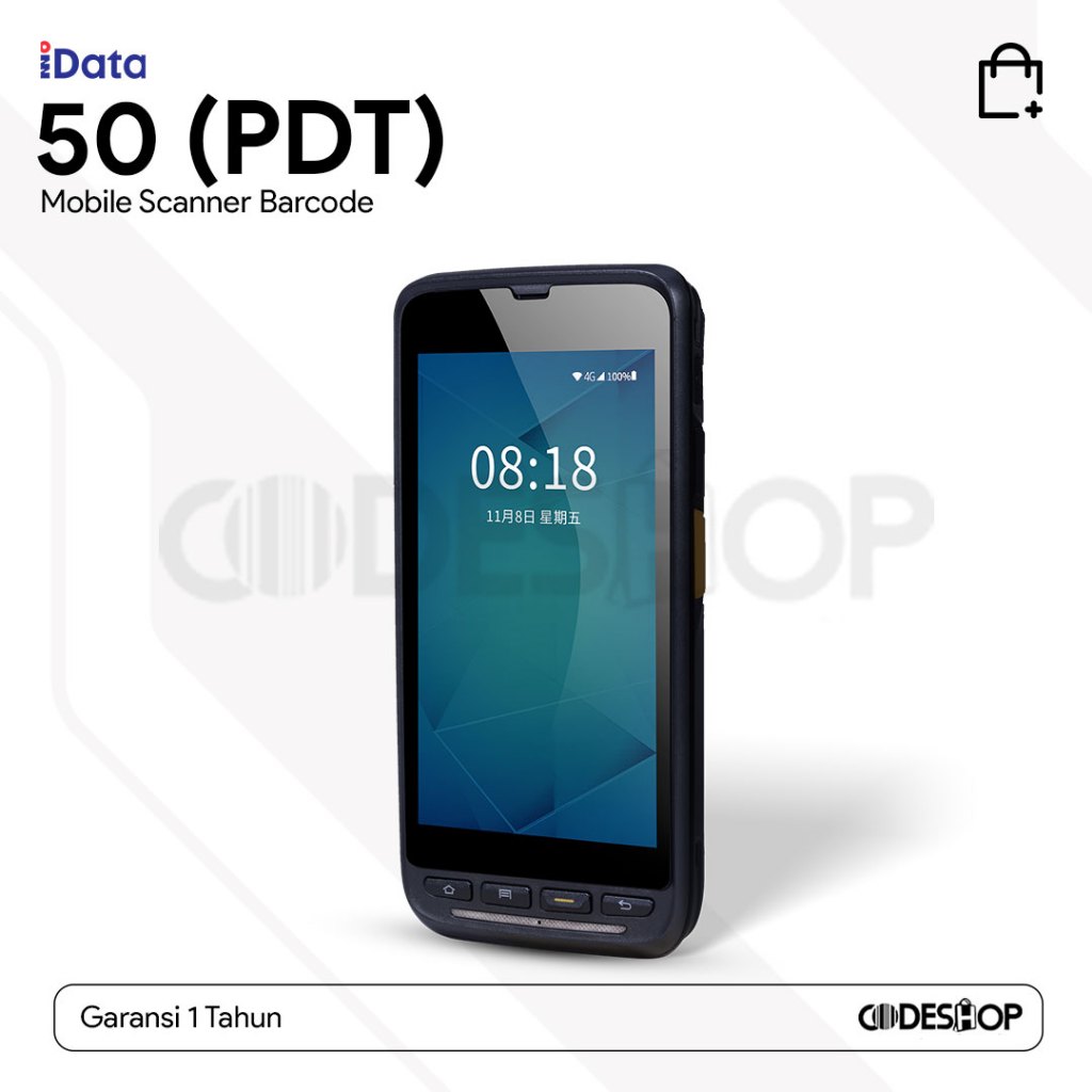 Barcode Scanner Portable iData 50 Android Scan Imager NFC