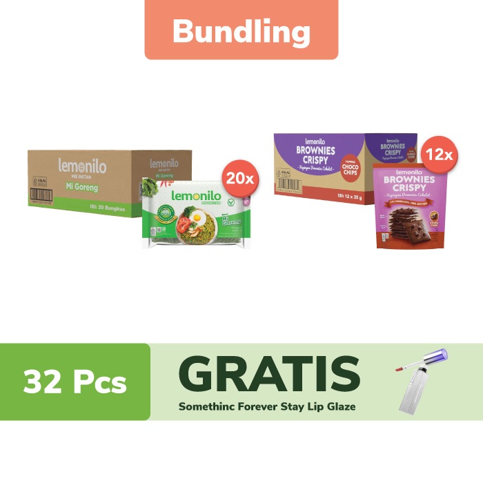 

Lemonilo 1 dus Brownies Crispy Mie Goreng Free Somethinc Stay Lip Glaze