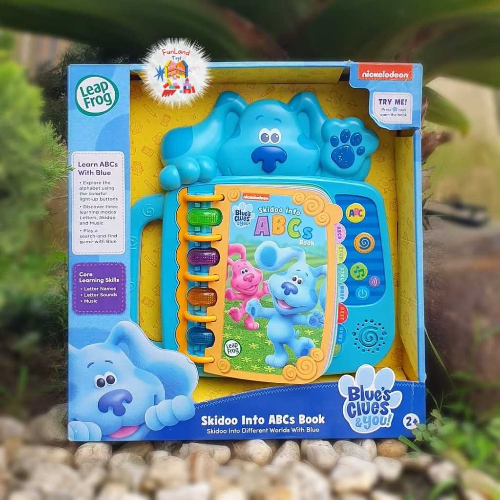 LeapFrog Blues Clues and You Skidoo Into ABCs Book - Blue