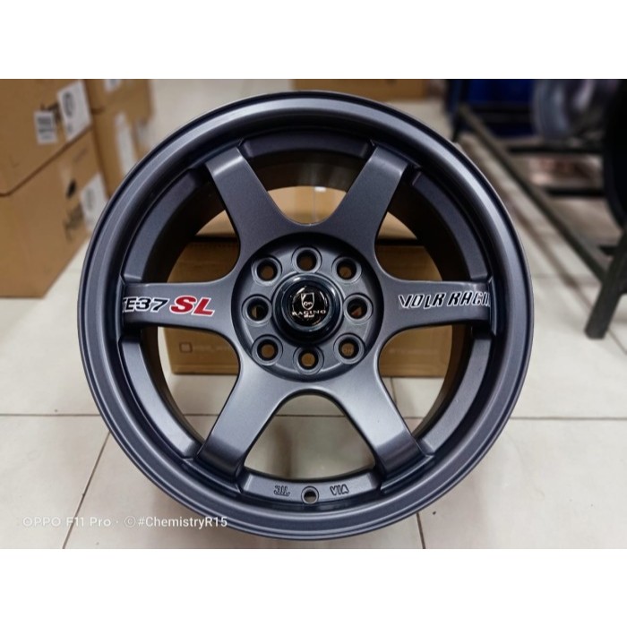 Paket Velg Mobil TE37 Ring 15 plus ban Accelera PI Untuk Avanza Xenia Brio Agya Ayla Calya Sigra Dll