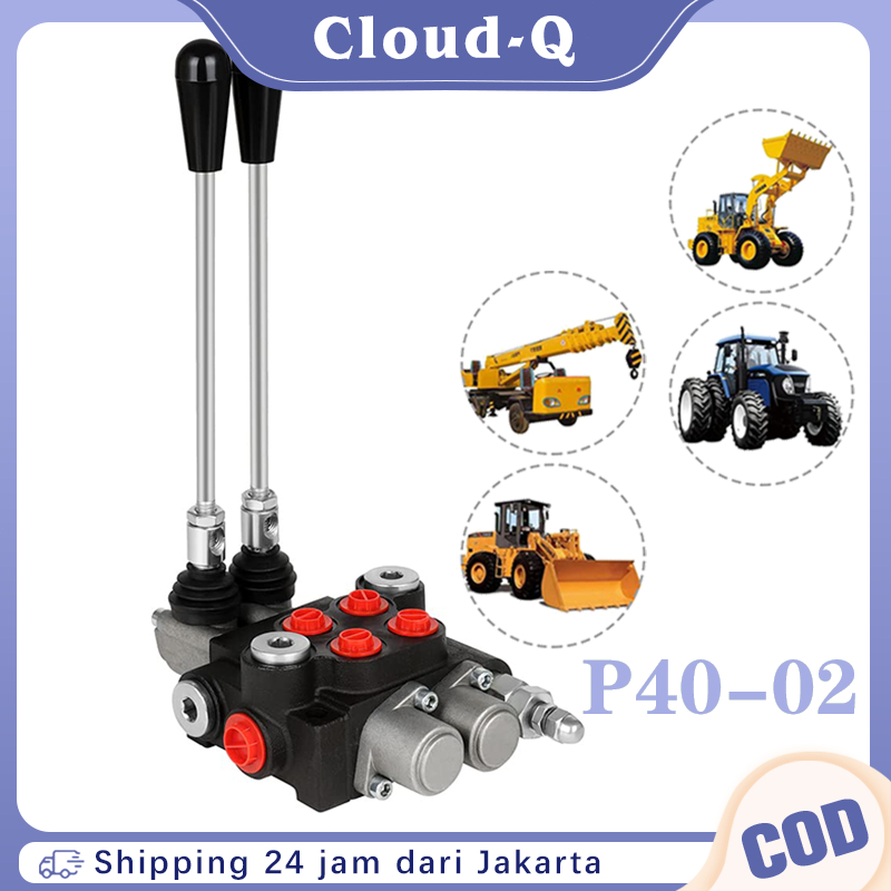 Hand Control Valve P40-O2 Hand Valve Hidrolik  Monoblock Hand Operated Control Valve