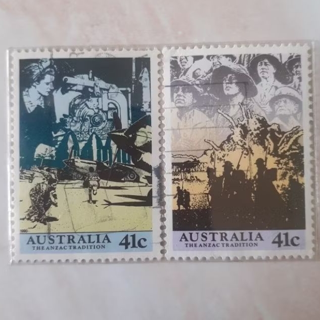 

Perangko Australia The ANZAC Tradition Tahun 1990 set 2pcs