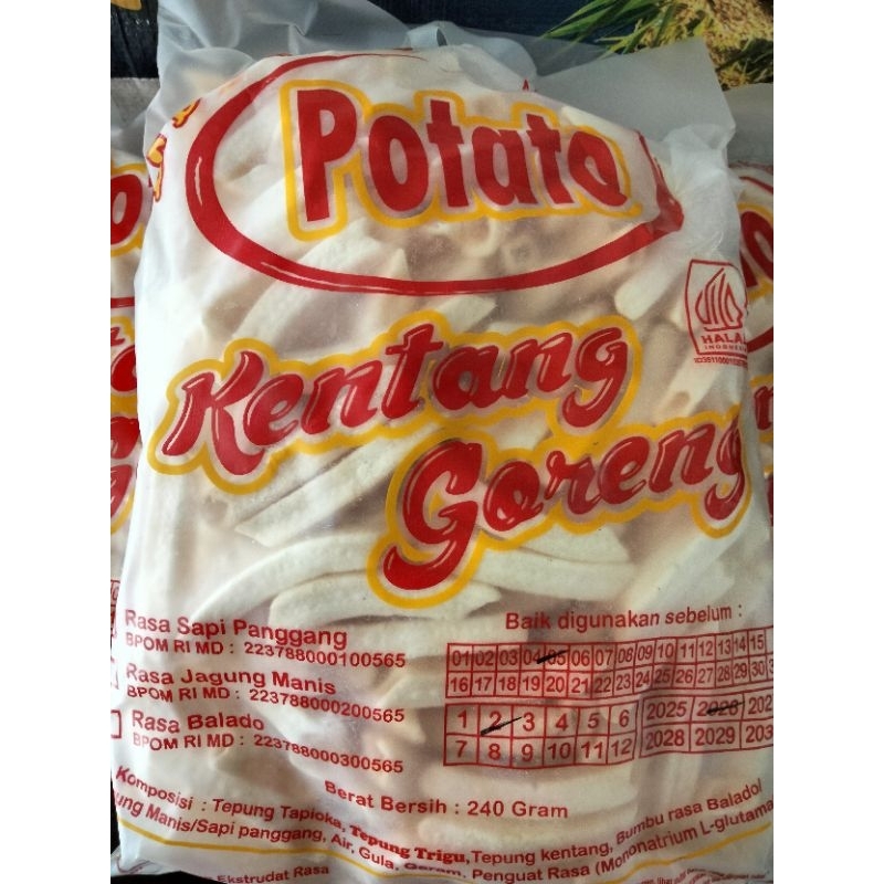 

Potato Kentang Goreng krispy