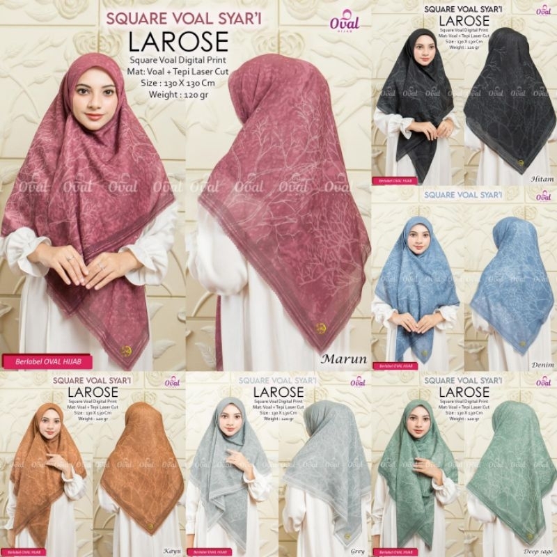 New Arrivals Jilbab Kerudung Khimar Hijab Square Segi Empat Segi Tiga Syar'i Jumbo Katun Voal Motif 