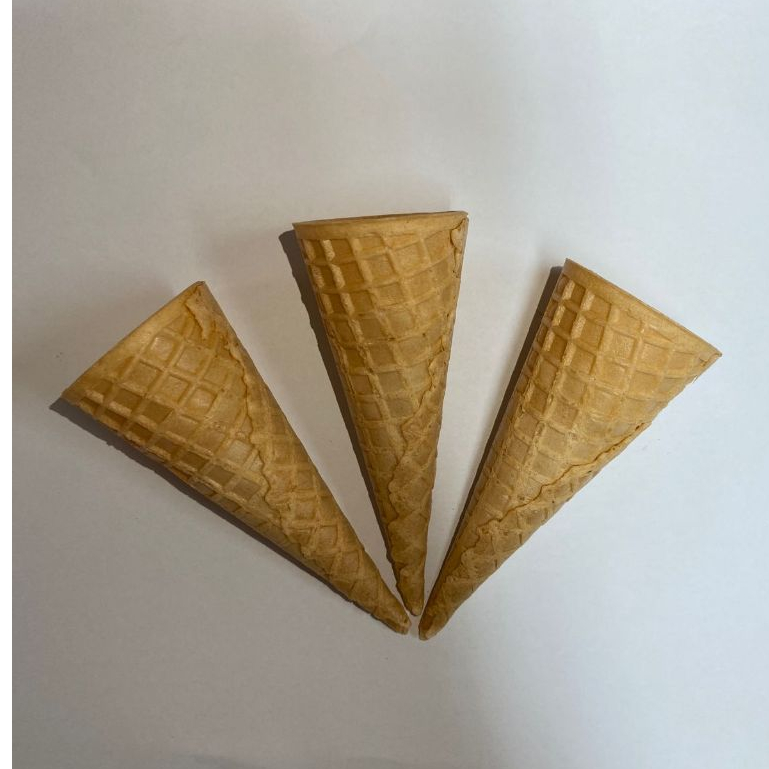 

1 toros isi 13 pcs MIDI Waffle wafle cone kon es krim ice cream manis ekonomis halal murah