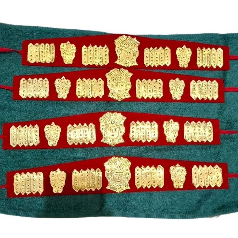 SORTALI IKAT KEPALA LEMPENGAN ADAT BATAK / SORTALI PENGANTIN / SORTALI BATAK