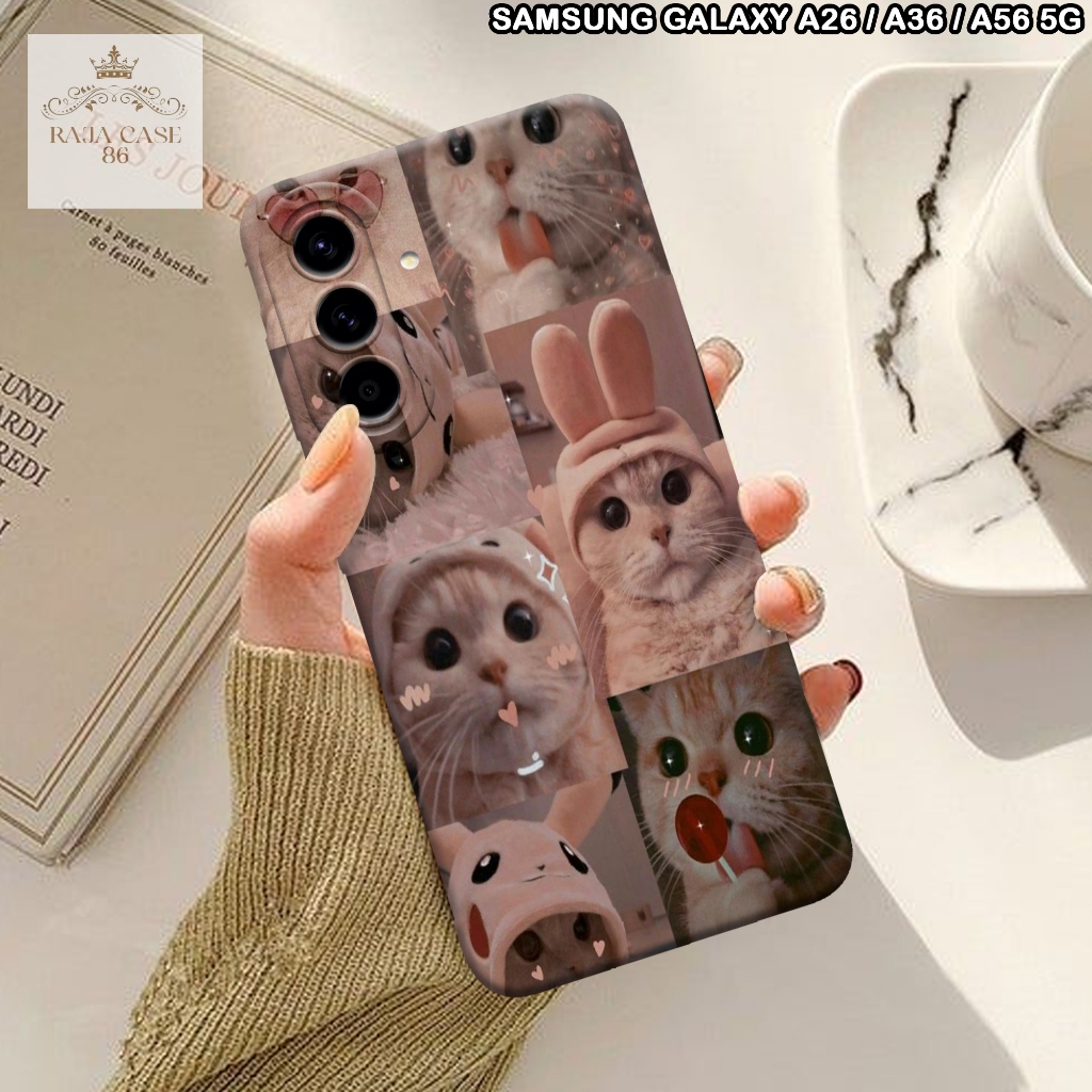 Softcase Samsung A26 / A36 / A56 5G - Rajacase - Case Samsung A26 / A36 / A56 5G - Motif Case Aesthe