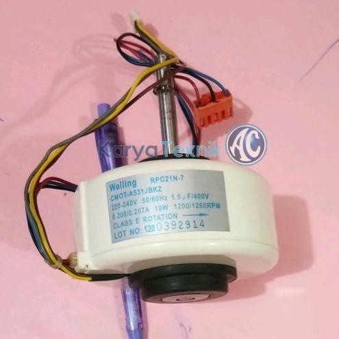 DINAMO MOTOR FAN AC SHARP ION PLASMACLUSTER ORIGINAL 1/2PK 1PK 1,5PK THAILAND