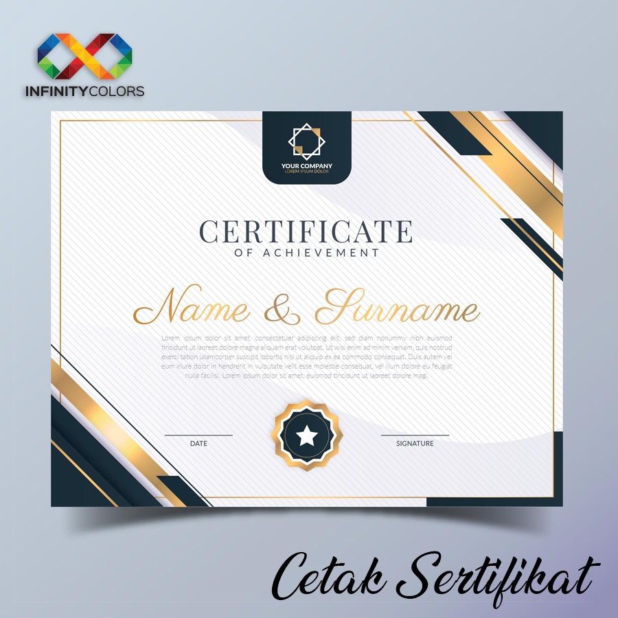 

Cetak Sertifikat Piagam A4