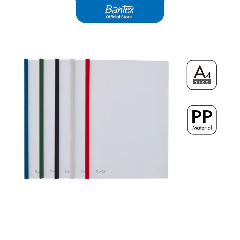

Bantex Map Plastik Sliding File Sheet Protector Cover A4 #BF4501 (10 SET)