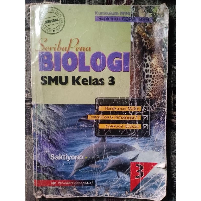Buku Seribu Pena Biologi SMU Kelas 3 Kurikulum 1994 GBPP 1999