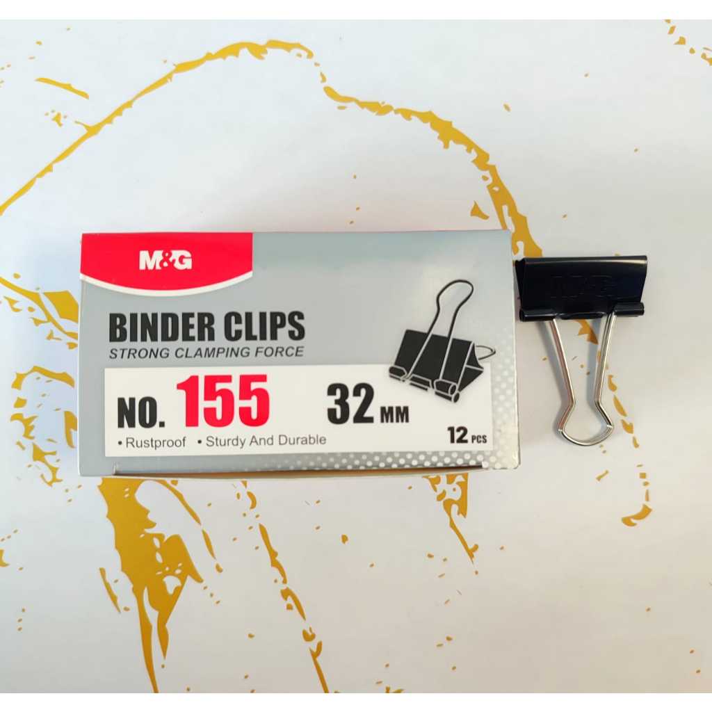 

M&G ABS916HL Binder Clip No.155 Klip Kertas 32mm