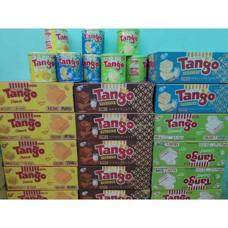 

Wafer Tango Coklat 1 dus isi 6 kaleng @240 gr