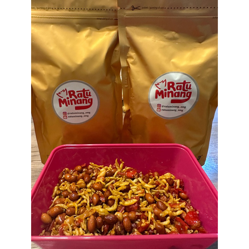 

Teri Kacang Balado khas Minang ￼