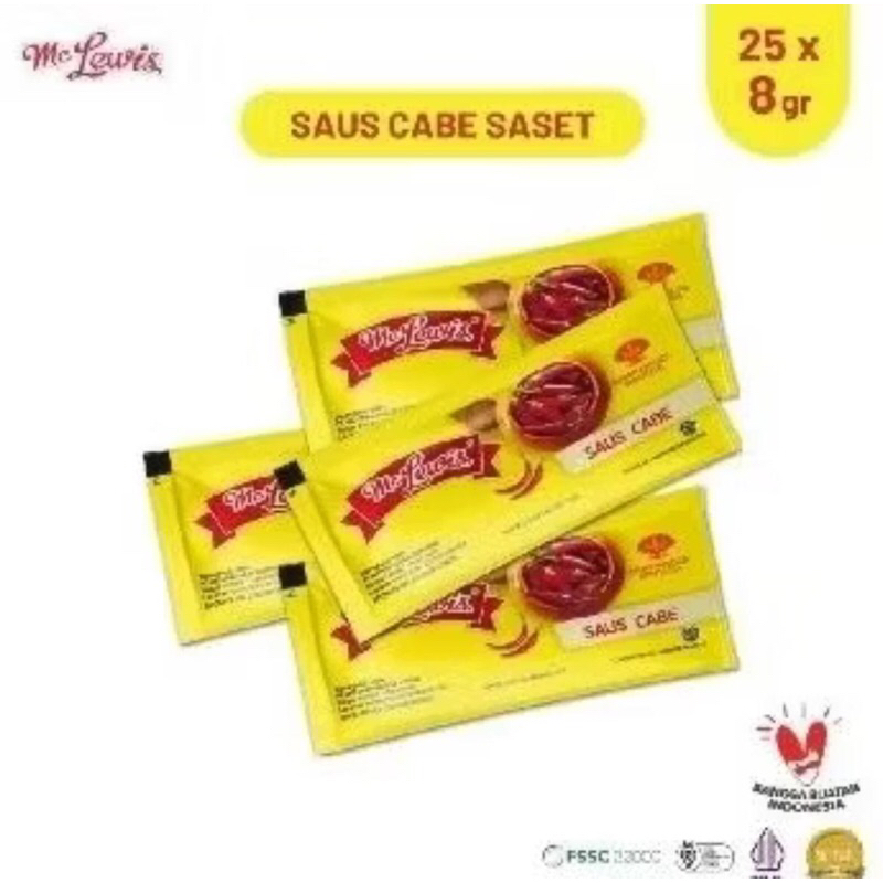 

MC LEWIS CHILI SACHET 25x 8 gr