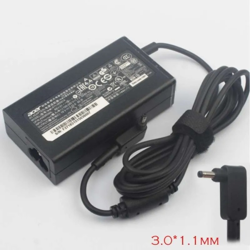 Adaptor Charger Laptop Acer Spin 3 Active SP313 SP313-51N 19V 3.42A 65W (3.0*1.1MM)