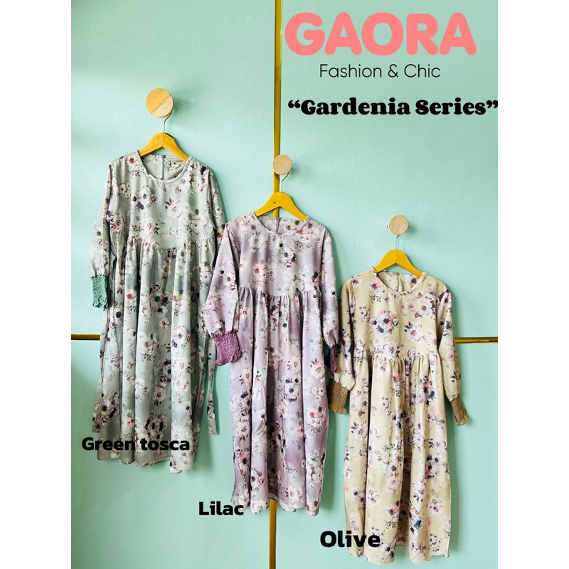 GAORA| Gardenia Series, Baju gamis RAYA anak perempuan , Dress anak perempuan panjang, Dress pastel 