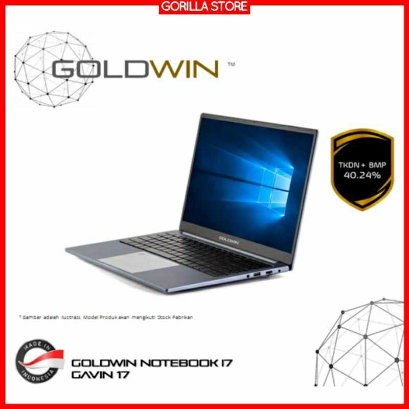 GOLDWIN NOTEBOOK INTEL / LAPTOP INTEL GAVIN171601V2-23G