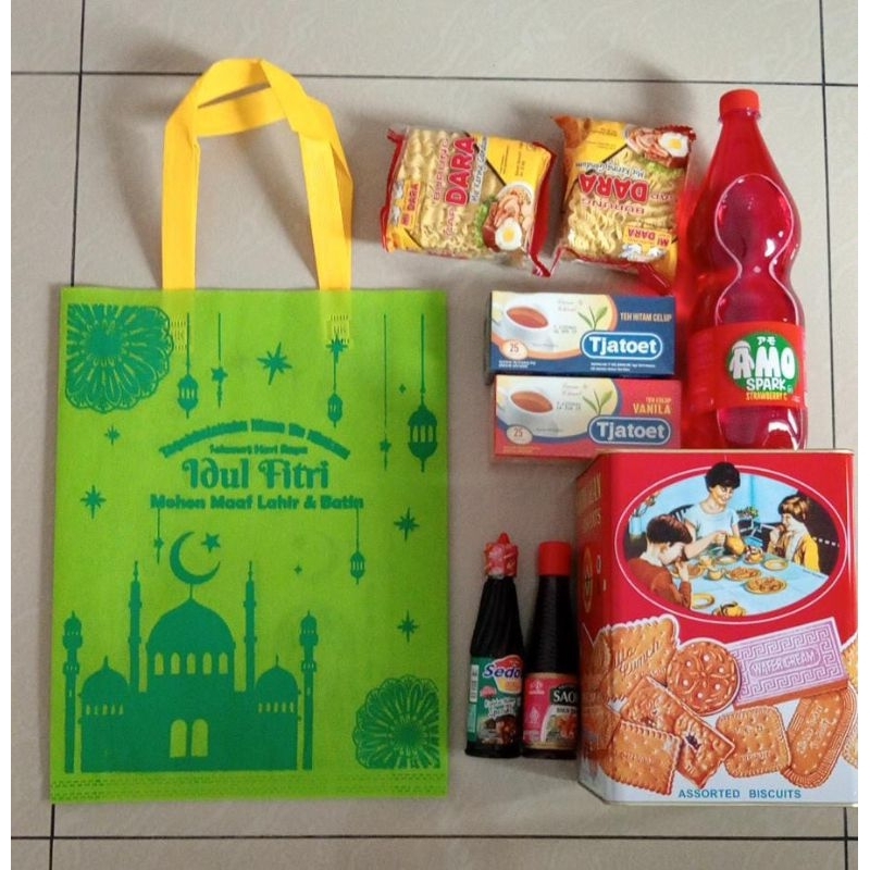 

Tas lebaran| Tas spunbond|goodiebag|Tas hampers idul fitri