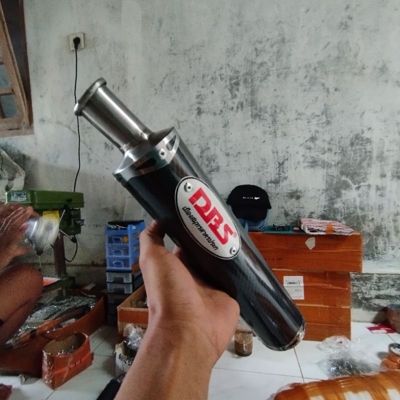 Muffler DBS exhaust 2 stroke/ Canister 2 tak