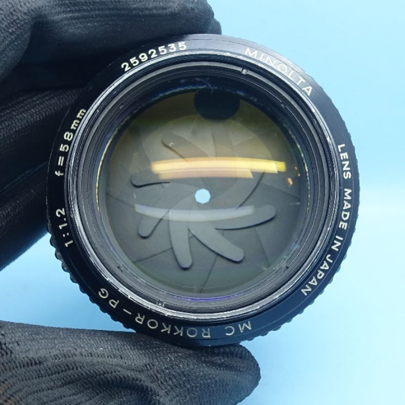 Lensa Minolta MC Rokkor PG 58MM F1.2 Bokeh Monster Vintage