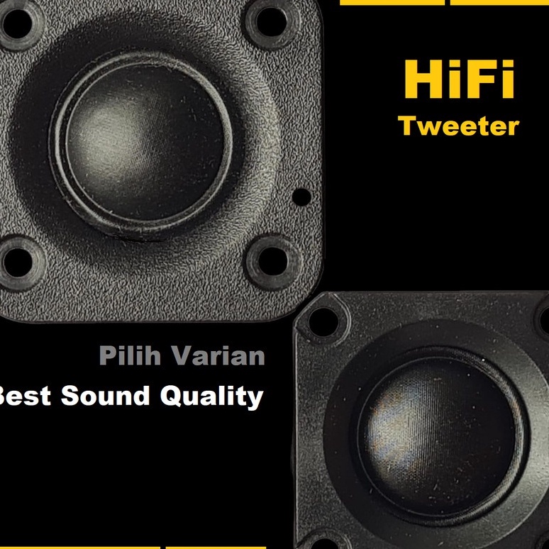 Hemat Speaker Tweeter HiFi Fever Hh Quality Sound Clear Suara Treble Halus