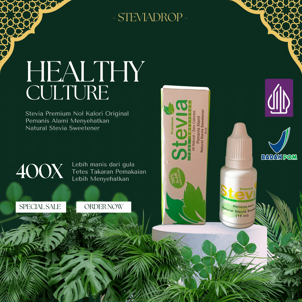 

CUCI GUDANG !! STEFIA GULA ZERO KALORI STEVIA SWEETENER