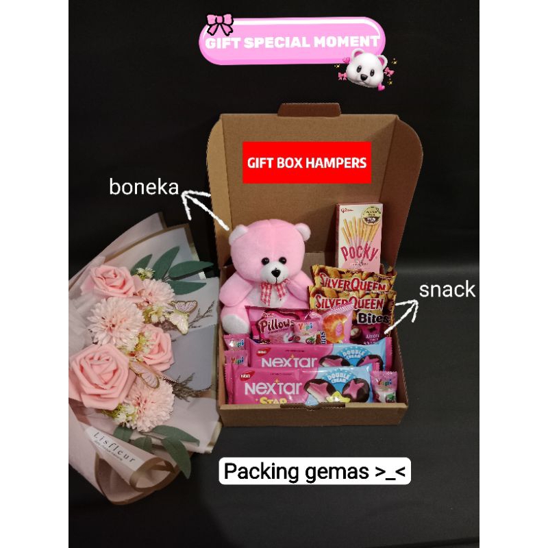 

Kado Hampers Ulang Tahun Cewek Double silverqueen Kado Anniversary Kado ulang tahun Valentine Kado Wisuda Bisa COD