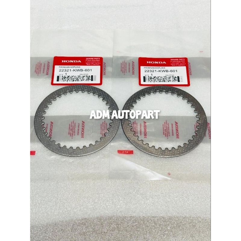 Plat gesek kopling KWB set 2PCS Blade 110 Lama Revo absolute Revo fit karbu Revo x karbu, ORI lokal 
