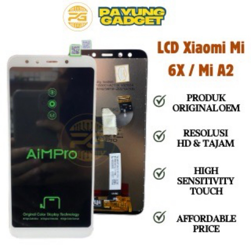 LCD XIAOMI MI 6X / MI A2 ORIGINAL FULLSET