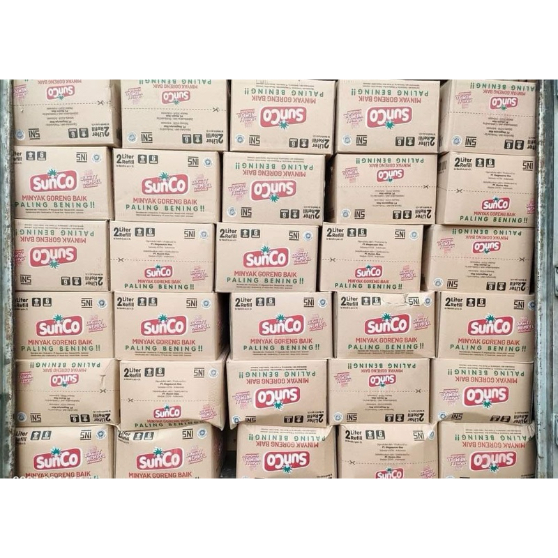 

1 Kardus Minyak Goreng Sunco 2 Liter (isi 6 pouch)