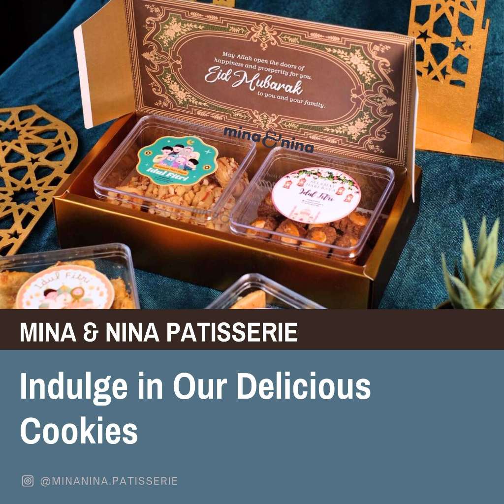 

MINA&NINA KUE KERING PAKET GOLDEN SET / PREMIUM HAMPERS IDUL FITRI