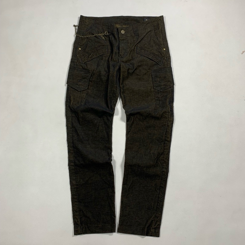 SEMANTIC DESIGN CARGO CORDUROY PANTS  Size 33 Lp 86cm Panjang 106cm Openleg 19cm