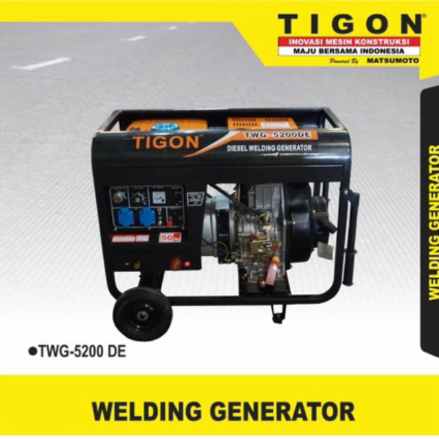 Mesin Las Welding Generator Machine Tigon TWG 5200 DE