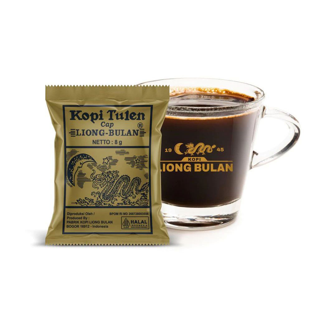 

Kopi Liong Bulan 8gr Tanpa Gula - Traditional Local Coffee Powder Without Sugar No Sugar 8 gram 8gram Kopi Hitam Kopi Bubuk