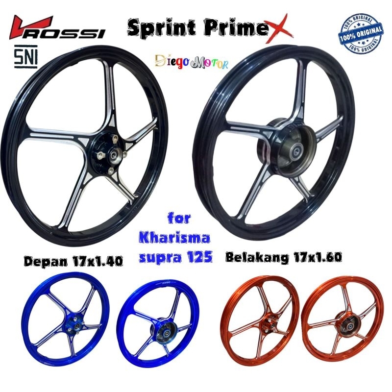 Velg  Supra x 125 Lama, Kharisma Sepasang/velg racing vrossi supra x125 lama,kharisma d,kharisma x,s