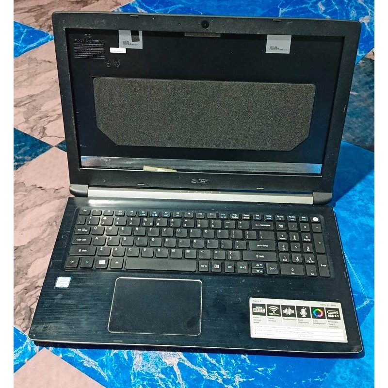 Casing Acer A515-51-369V Fullset 15.6inch Bonus Mainboard Matot