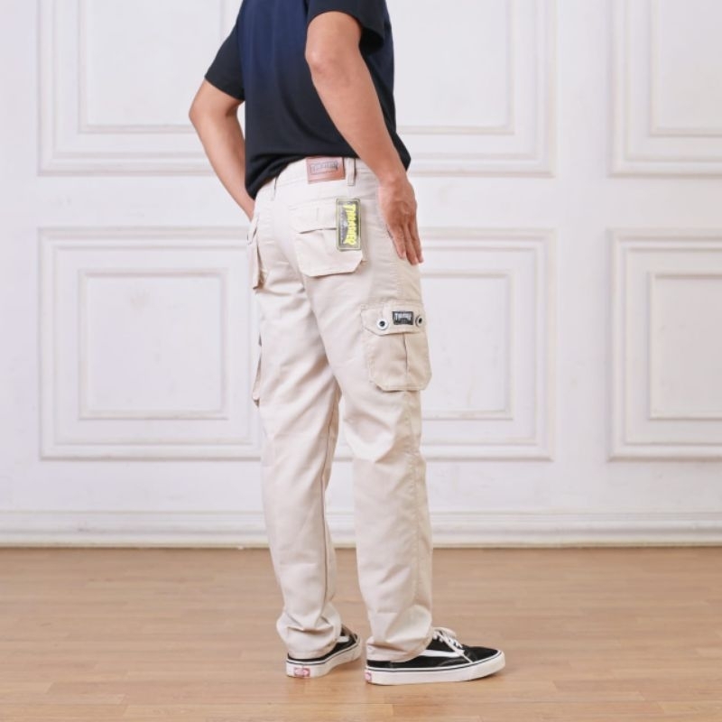 Celana Cargo Panjang Pria Premium/Celana Cargo Pria Keren/Celana Cargo Panjang