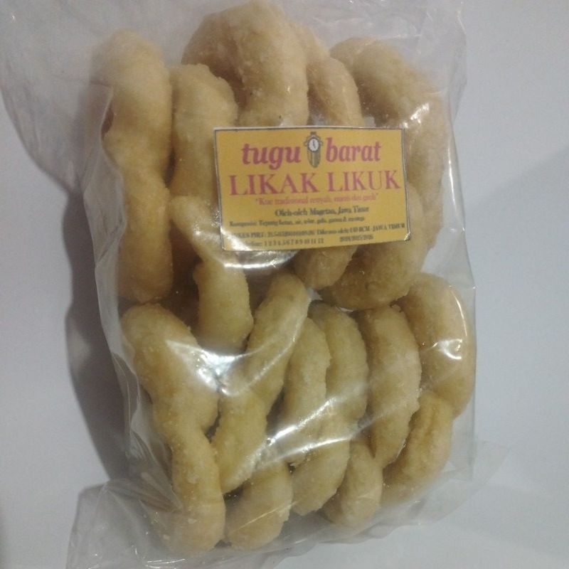 

LIKAK LIKUK TUGU BARAT Jajanan Khas Magetan isi 13 pcs