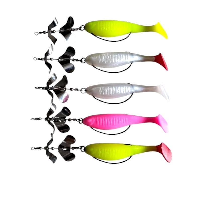 PADDLE POP 10CM HOOK 4/0 DOUBLE PROPELLER UMPAN CASTING TOMAN