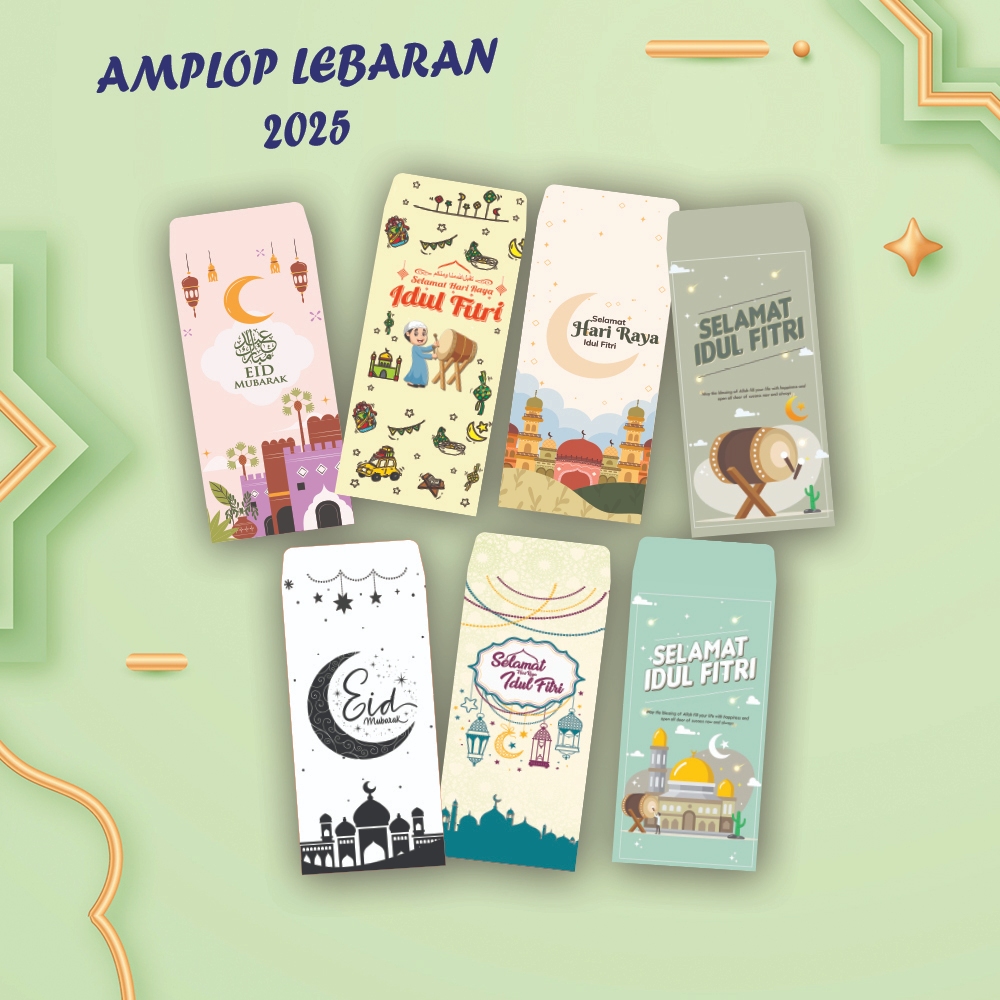 

(10 PCS) AMPLOP LEBARAN/EID MUBARAK IDUL FITRI RAMADHAN AMPLOP ANGPAO LEBARAN/AMPLOP BESAR