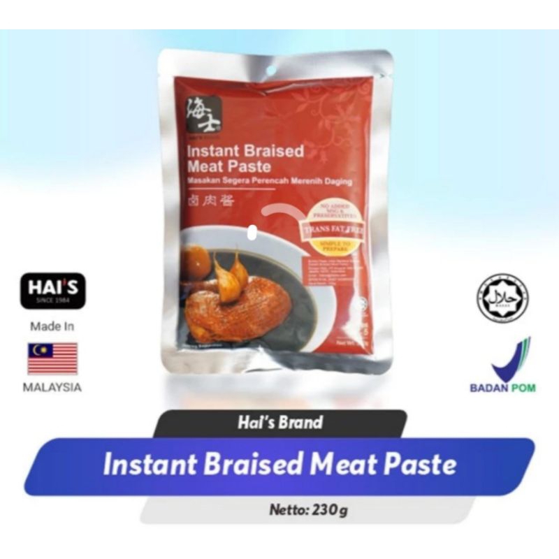 

Hais Instant Braised Meat Paste 230 g - Bumbu Ungkep Ayam