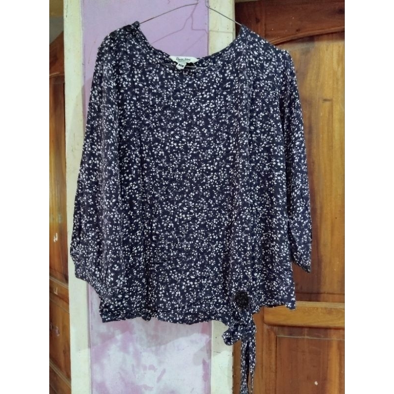 PRELOVED BLOUSE WANITA ORIGINAL BY REMIX JEANS