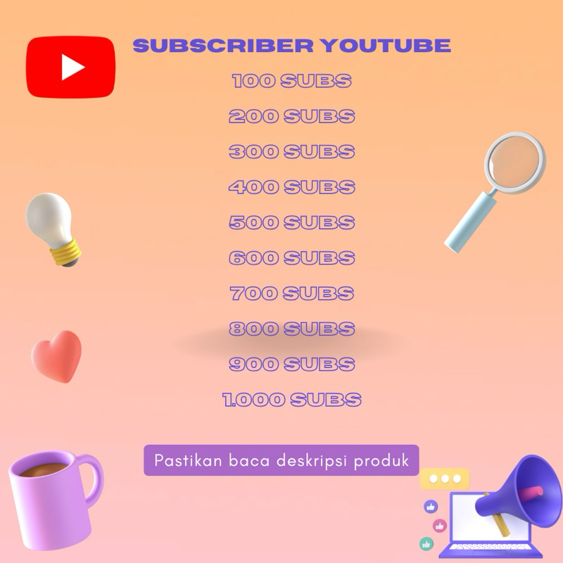 SUBSCRIBER YOUTUBE MURAH BERGARANSI
