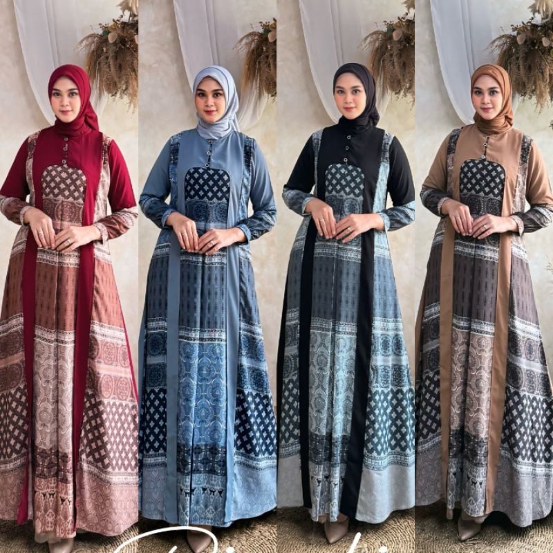 gamis new Lusy  dress gamis ori/ORI rianty