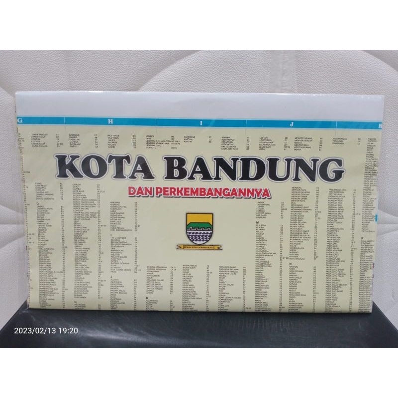 

Peta Lipat Kota Bandung Besar