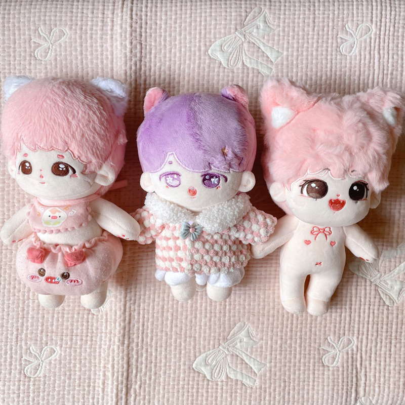 [READY STOCK] BTS JIMIN JUNGKOOK DOLL INCLUDE BAJU 20CM